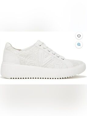 Vionic Women's White Lace Platform Sneaker